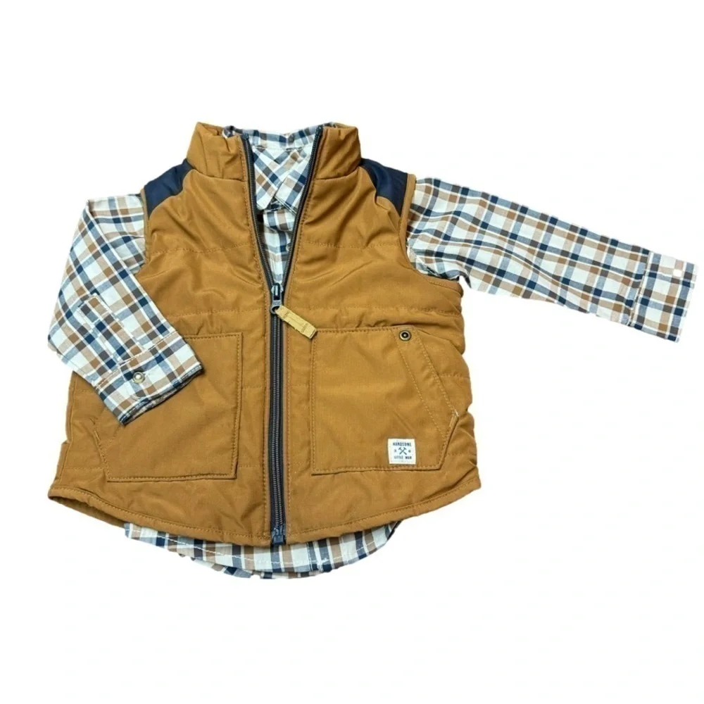 Carters Set Vest and Shirt, Just One You Shirt/ Carter’s Vest